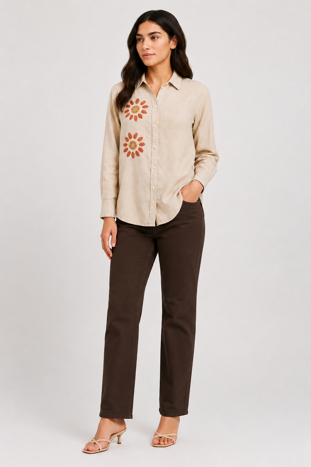 BEIGE ALMOND SHIRT