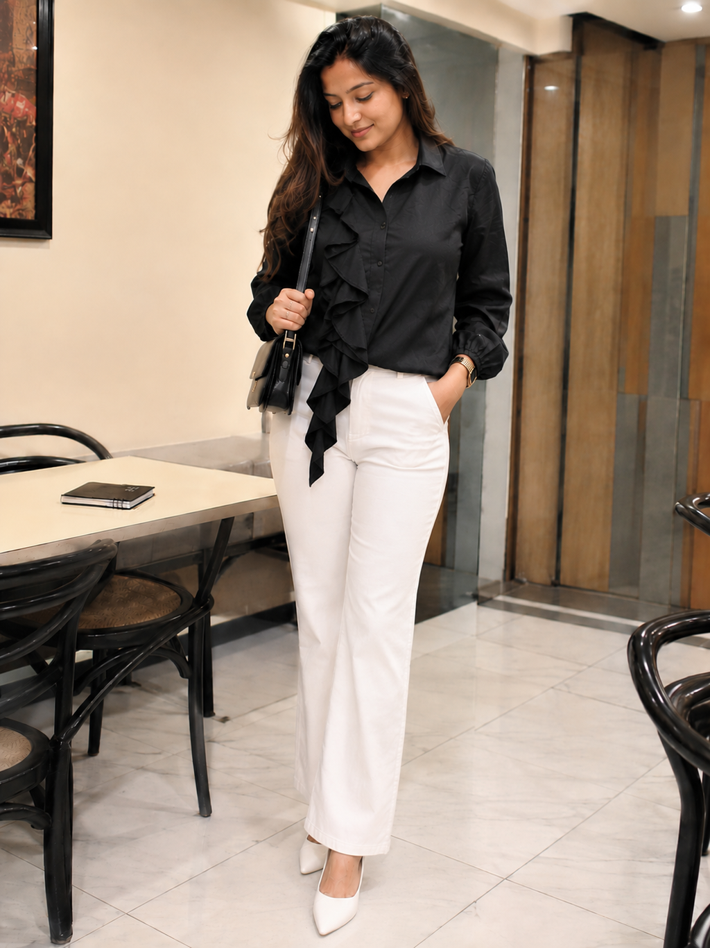RUFFLE SHIRT