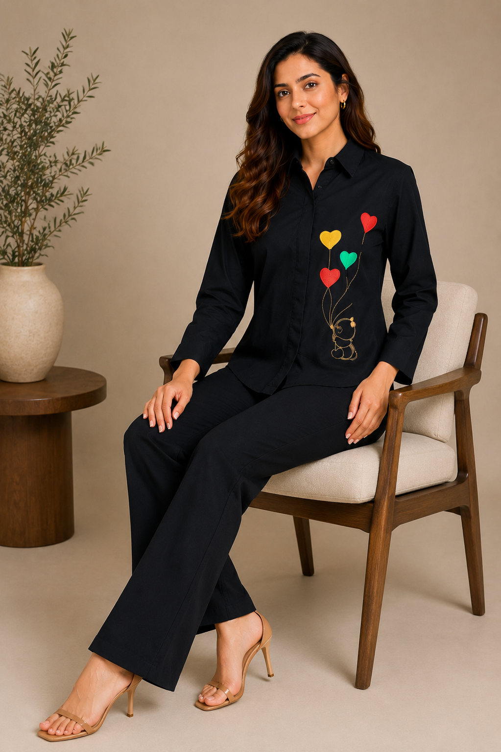 BLACK TEDDY SHIRT