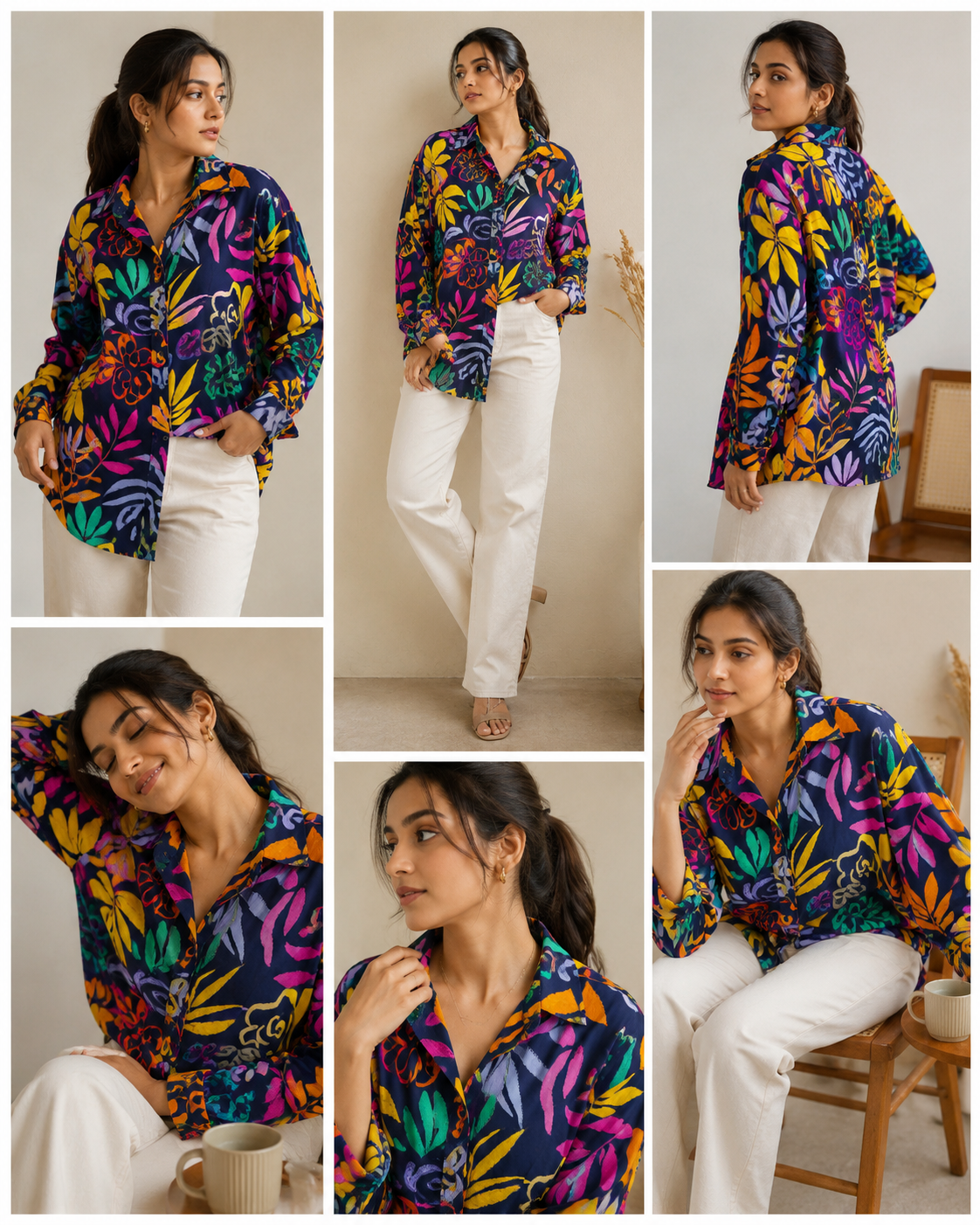 COLOUR BLOOM SHIRT