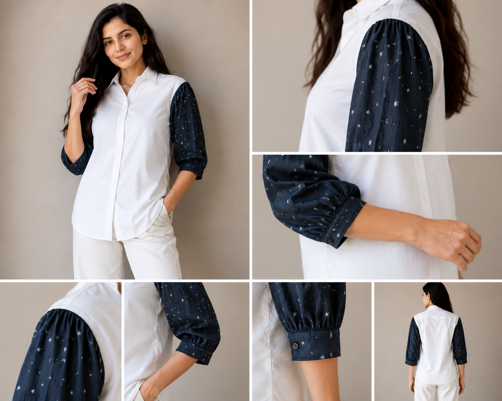 MIDNIGHT STAR SLEEVE SHIRT