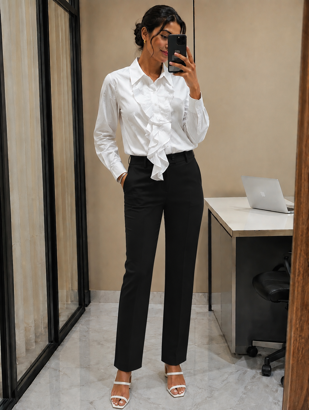 RUFFLE SHIRT